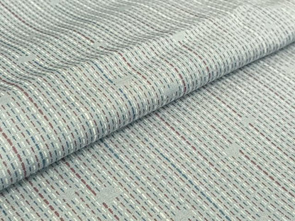 平和屋着物▽本場染大島紬　単衣　縞　正絹　逸品　AABH5673jh
