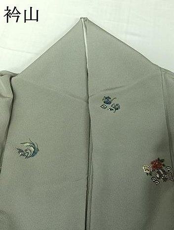 平和屋着物▽上質な小紋　単衣　宝尽くし花鳥文　金彩　正絹　逸品　AABH5682jh 平和屋着物▽上質な小紋 単衣 宝尽くし花鳥文 金彩 正絹 逸品 AABH5682jh