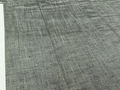 平和屋着物▽男性　紬　単衣　霞文　正絹　逸品　AABH5694jh