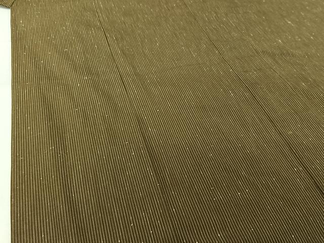 平和屋着物▽男性 紬 単衣 縞 正絹 逸品 AABH5695jh