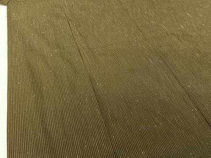 平和屋着物▽男性　紬　単衣　縞　正絹　逸品　AABH5695jh