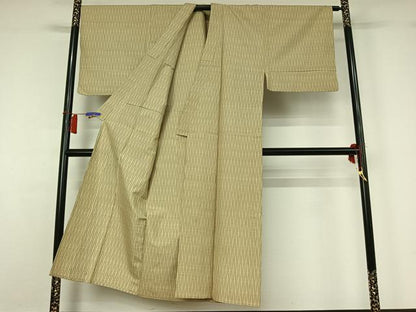 平和屋着物▽男性 紬 単衣 立涌文様 正絹 逸品 AABH5696jh