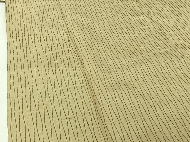 平和屋着物▽男性 紬 単衣 立涌文様 正絹 逸品 AABH5696jh