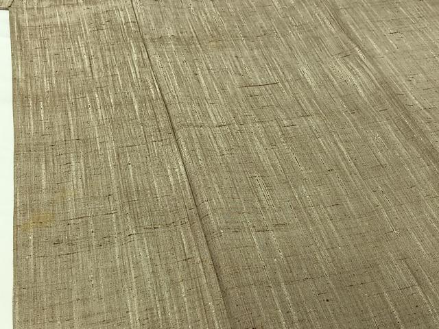 平和屋着物▽男性　紬　単衣　霞文　正絹　逸品　AABH5697jh