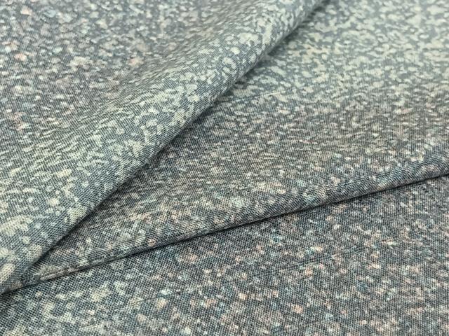 平和屋着物▽上質な小紋　単衣　紬地　霞文　正絹　逸品　AABH5701jh 平和屋着物▽上質な小紋 単衣 紬地 霞文 正絹 逸品 AABH5701jh