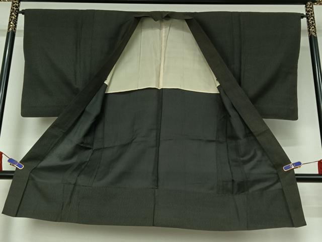 平和屋着物▽男性　羽織　スリーシーズン　春夏秋　塵除け　霞文　正絹　逸品　AABH5704jh