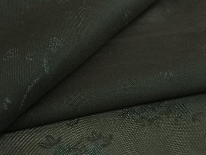 平和屋着物▽羽織　スリーシーズン　春夏秋　塵除け　草葉文　正絹　逸品　AABH5708jh