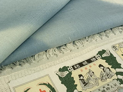 平和屋着物▽結城紬 単衣 霞文 暈し染め 証紙付き 正絹 逸品 AABH5709jh