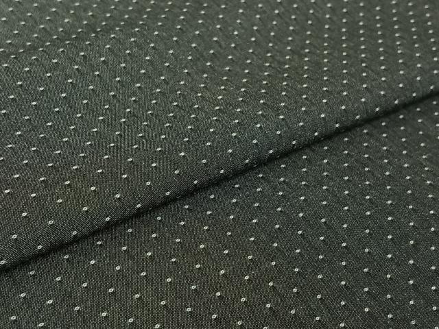 平和屋着物▽綿紬 単衣 水玉文様 ロング丈 綿 AABH5713jh