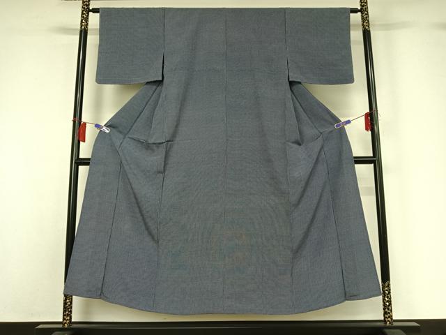 平和屋着物▽江戸小紋　単衣　角通し　正絹　逸品　AABH5721jh 平和屋着物▽江戸小紋 単衣 角通し 正絹 逸品 AABH5721jh