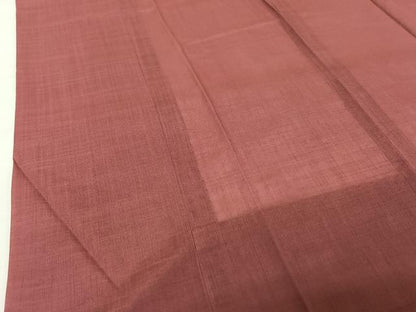 平和屋着物▽道行コート　スリーシーズン　春夏秋　塵除け　長春色　正絹　逸品　AABH5724jh