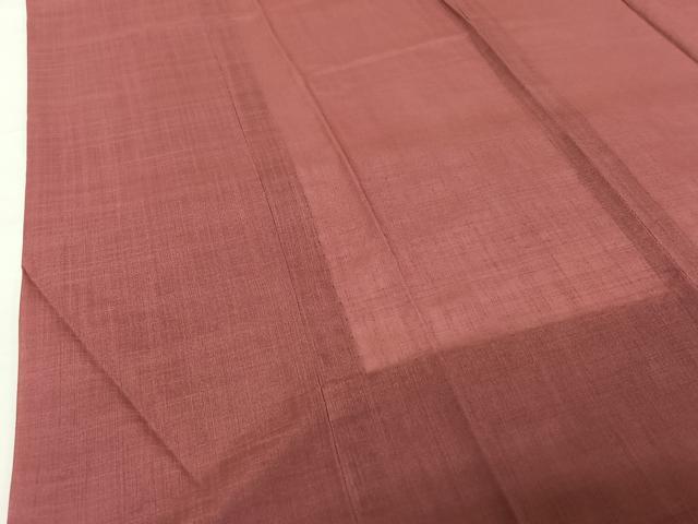 平和屋着物▽道行コート　スリーシーズン　春夏秋　塵除け　長春色　正絹　逸品　AABH5724jh