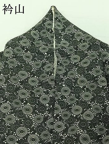平和屋着物▽上質な小紋　単衣　花尽くし文　やまと誂製　正絹　逸品　AABH5726jh