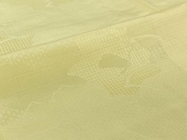 平和屋着物▽お召　単衣　花尽くし地紋　砥粉色　正絹　逸品　AABH5729jh 平和屋着物▽お召 単衣 花尽くし地紋 砥粉色 正絹 逸品 AABH5729jh