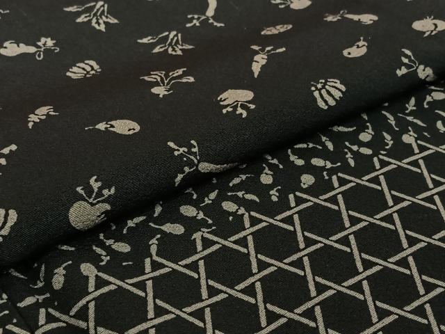 平和屋着物▽訪問着　単衣　作家物　成り物　黒地　正絹　逸品　AABH5732jh 2026年最新】Yahoo!オークション -単衣 訪問着(訪問着)の中古品・新品