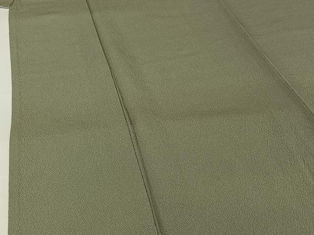 平和屋着物▽色無地　単衣　岩井茶色　鬼しぼ縮緬　洗える着物　AABH5739jh 平和屋着物▽色無地 単衣 岩井茶色 鬼しぼ縮緬 洗える着物 AABH5739jh