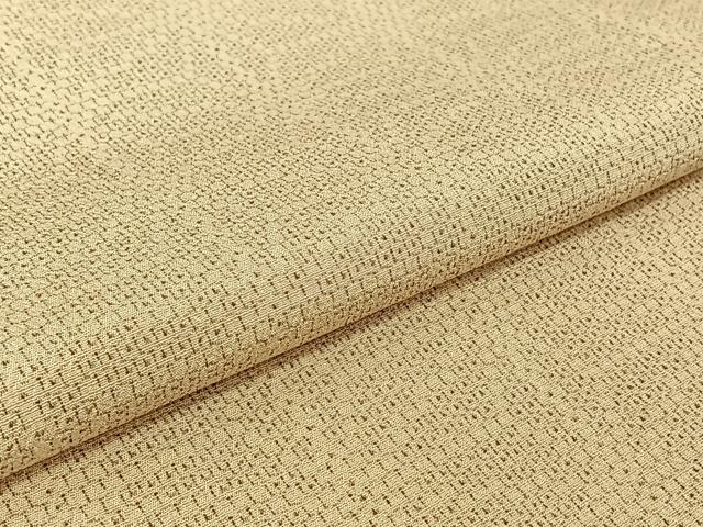 平和屋着物▽本塩沢　単衣　110亀甲　麻の葉文様　正絹　逸品　AABH5741jh