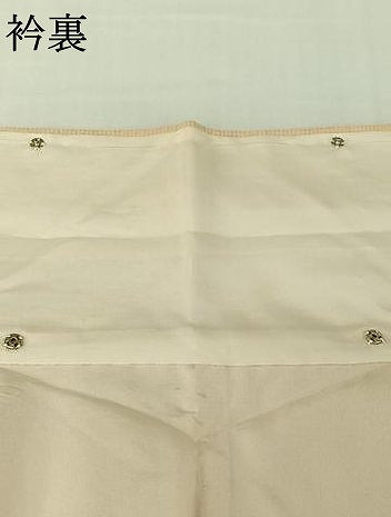 平和屋着物▽本塩沢　単衣　横段文　正絹　逸品　AABH5746jh