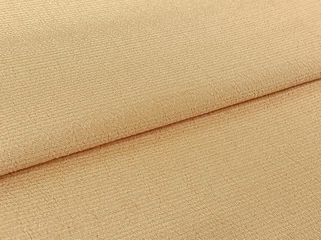 平和屋着物▽本塩沢　単衣　横段文　正絹　逸品　AABH5746jh