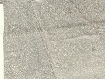 平和屋着物▽上質な小紋　単衣　芝文　正絹　逸品　AABH5752jh