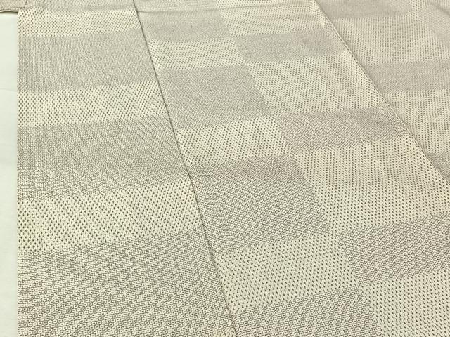 平和屋着物▽本塩沢　単衣　110亀甲　横段文　正絹　逸品　AABH5755jh 平和屋着物▽本塩沢 単衣 110亀甲 横段文 正絹 逸品 AABH5755jh