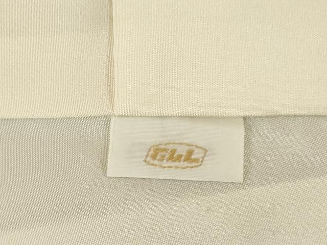 平和屋着物●訪問着　友禅　草花文　暈し染め　金彩　ロング丈　正絹　逸品　AABH5772ck