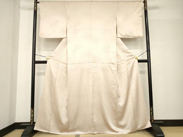 平和屋着物●上質な色無地　洗柿色　正絹　逸品　AABH5773ck 平和屋着物○上質な色無地 洗柿色 正絹 逸品 AABH5773ck
