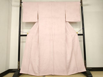平和屋着物●上質な色無地　虹色　正絹　逸品　AABH5776ck