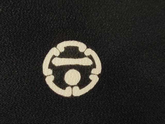 平和屋着物●豪華黒留袖　友禅　作家物　松竹梅　正絹　逸品　AABH5777ck