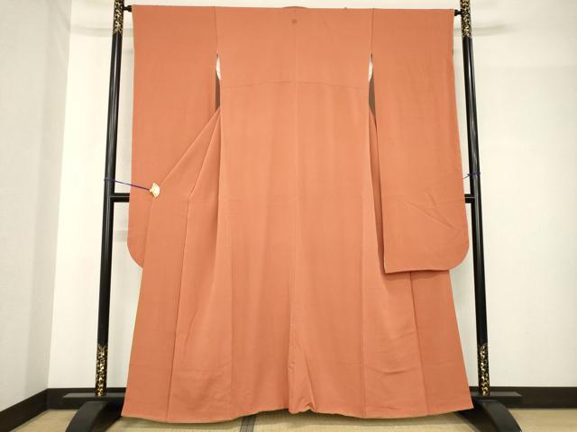 平和屋着物●豪華振袖　色無地　雀　正絹　逸品　AABH5782ck