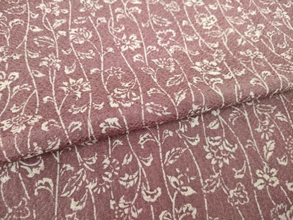 平和屋着物●上質な小紋　型染め　花蔦草文　正絹　逸品　AABH5793ck