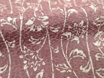 平和屋着物●上質な小紋　型染め　花蔦草文　正絹　逸品　AABH5793ck