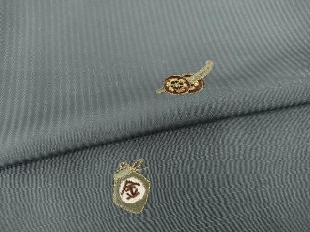 平和屋着物●上質な小紋　総刺繍　金太郎　正絹　逸品　AABH5800ck 平和屋着物○上質な小紋 総刺繍 金太郎 正絹 逸品 AABH5800ckの通販 by