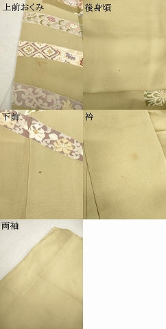 平和屋着物●京の名門　じゅらく謹製　帝王紫(古代帝王紫)　色留袖　刺繍　飾花文　鳳凰　正絹　逸品　AABH5806ck