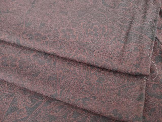 平和屋着物●上質な小紋　割付き花鳥文　正絹　逸品　未使用　AABH5808ck 平和屋着物○上質な小紋 割付き花鳥文 正絹 逸品 未使用 AABH5808ck