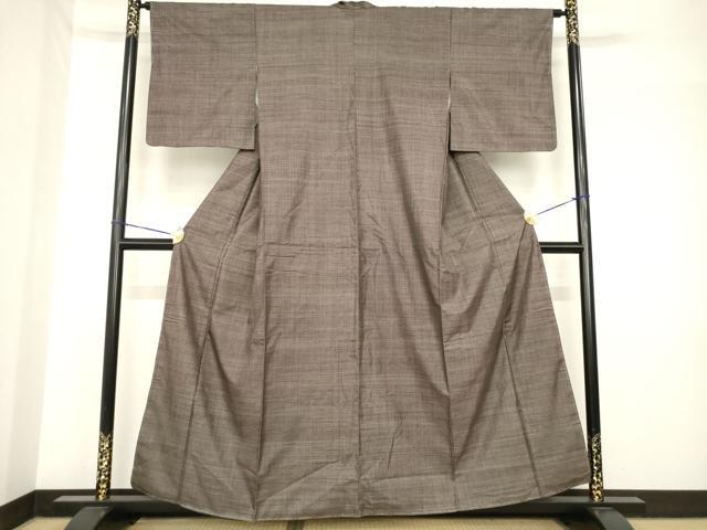 平和屋着物●本場大島紬　カタス7マルキ　正絹　逸品　未使用　AABH5812ck