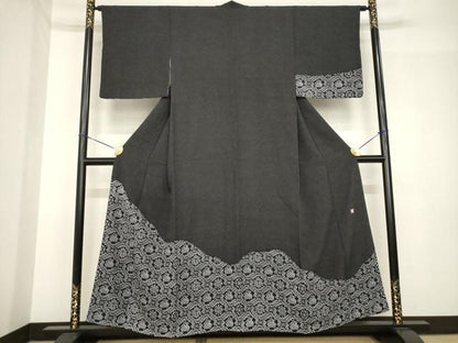 平和屋着物●名古屋友禅　赤塚順一　訪問着　有栖川文様　正絹　逸品　AABH5816ck