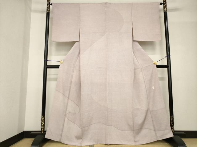 平和屋着物●二代目 川村久太郎　江戸小紋　訪問着　流水文　正絹　逸品　AABH5828ck
