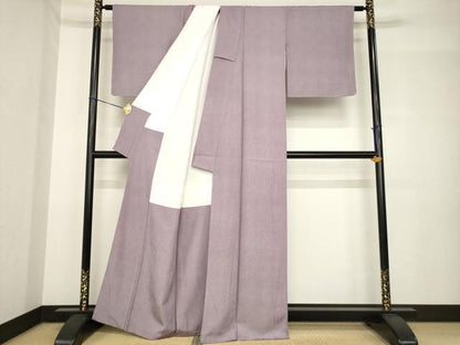 平和屋着物●江戸小紋　鮫小紋柄　正絹　逸品　AABH5829ck