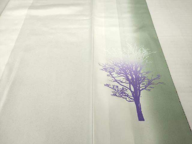 平和屋着物●上質な小紋　作家物　霞文　暈し染め　正絹　逸品　AABH5834ck