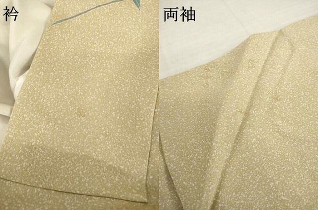 平和屋着物●訪問着　友禅　枝花文　正絹　逸品　AABH5837ck