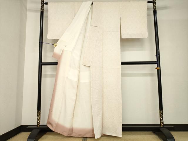 平和屋着物●大変加工の良い総絞り小紋　そごう扱い　正絹　逸品　AABH5838ck