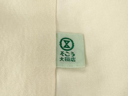 平和屋着物●大変加工の良い総絞り小紋　そごう扱い　正絹　逸品　AABH5838ck