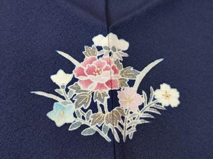 平和屋着物●豪華振袖　草花文　暈し染め　金彩　正絹　逸品　AABH5844ck