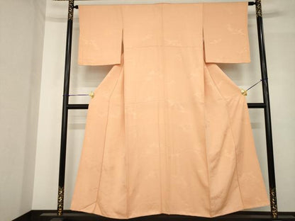 平和屋着物●江戸小紋　立波地紋　七福神　正絹　逸品　AABH5845ck