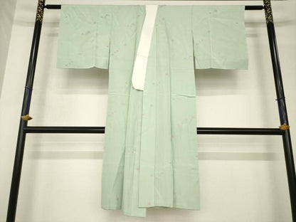 平和屋着物●長襦袢　無双仕立て　簪　櫛　金彩　正絹　逸品　AABH5846ck
