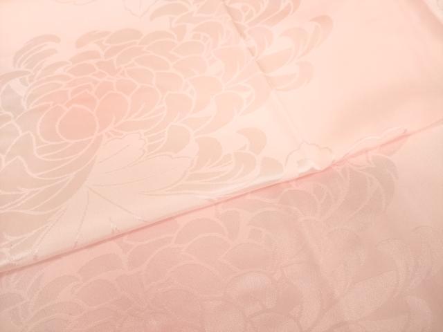 平和屋着物●振袖用長襦袢　無双仕立て　乱菊地紋　暈し染め　半衿刺繍　正絹　逸品　AABH5861ck