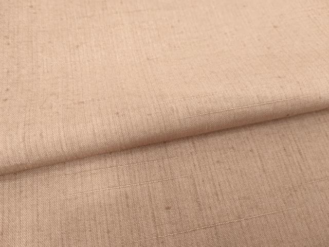 平和屋着物●上質な紬　色無地　宍色　正絹　逸品　AABH5868ck