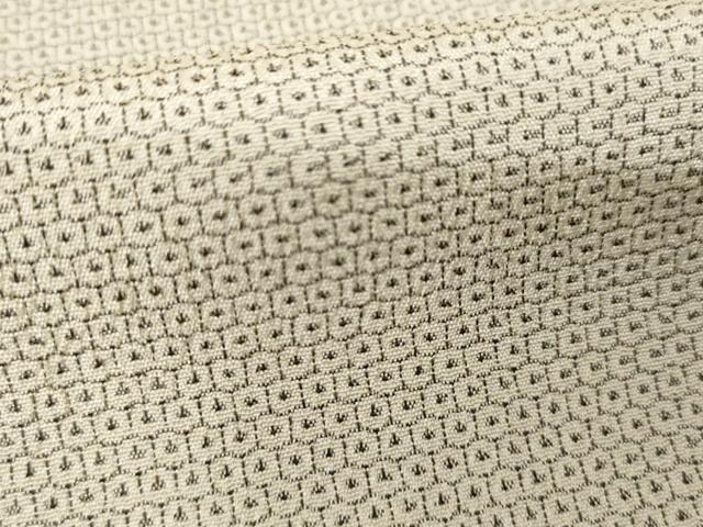 平和屋着物●本塩沢　110亀甲　総詰め　正絹　逸品　AABH5869ck
