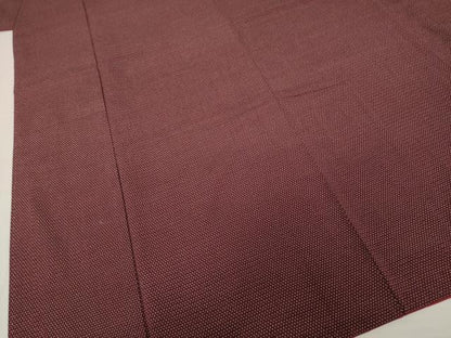 平和屋着物●本塩沢　蚊絣　正絹　逸品　AABH5871ck
